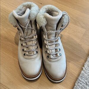 Cole Haan someone’s Shearling-Lined leather Boots